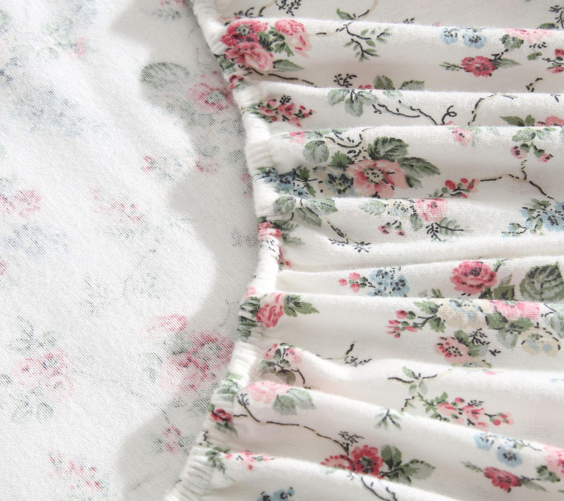 Laura Ashley Le Fleur Pink Cotton Flannel Twinheet Set — View 4