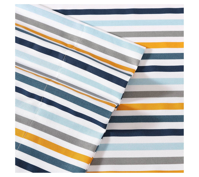 Eddie Bauer Kids Vivid Stripe Yellow Twin SheetSet — View 5