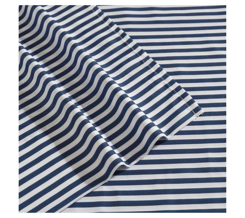 Eddie Bauer Kids Vivid Stripe Blue Twin Sheet Set — View 4