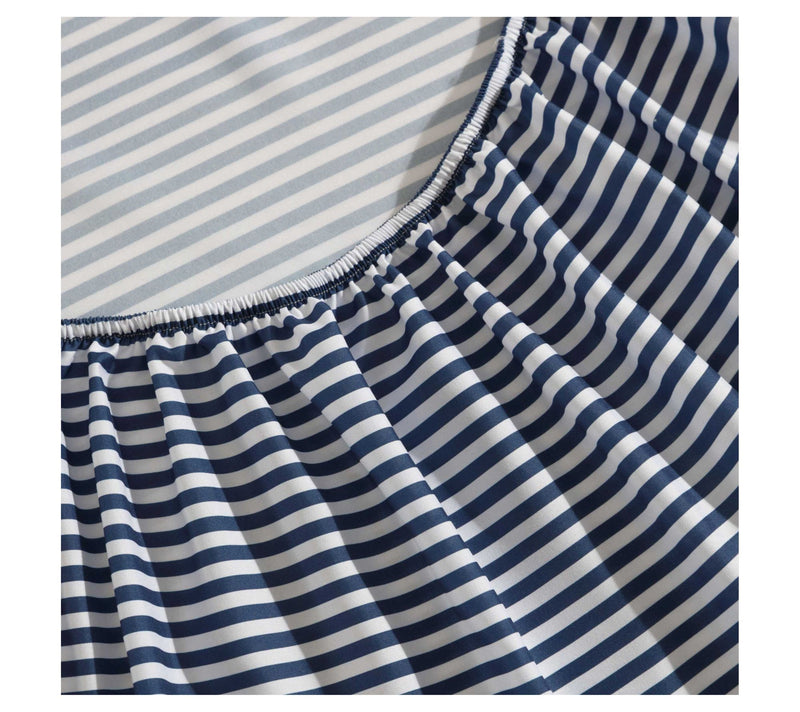 Eddie Bauer Kids Vivid Stripe Blue Twin Sheet Set — View 3