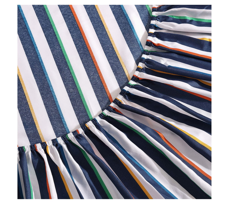 Eddie Bauer Kids Stripes Game Blue Twin Sheet Set — View 3