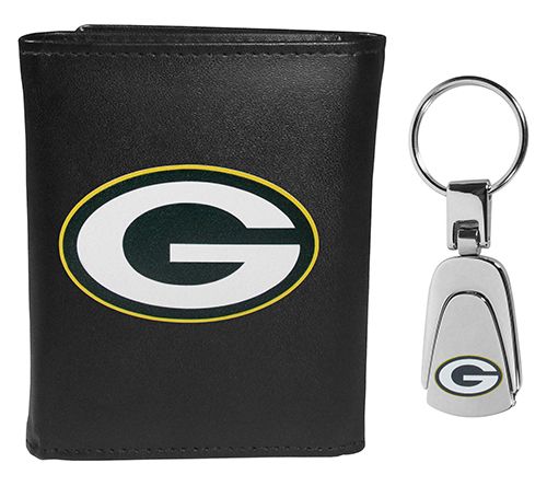Siskiyou Sports NFL Tri-fold Wallet & Steel KeyChain — View 3