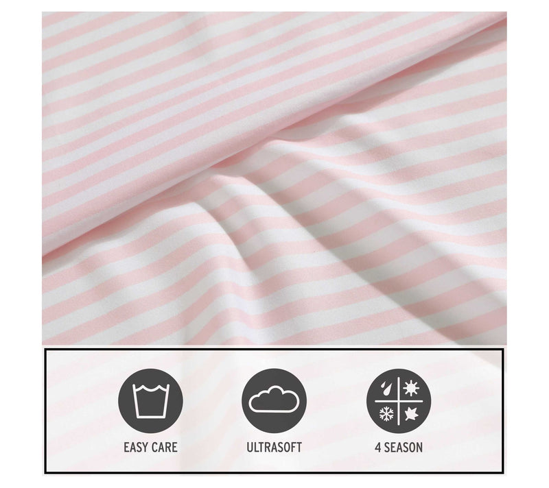Eddie Bauer Kids Little Stripe Pink Full Sheetet — View 6
