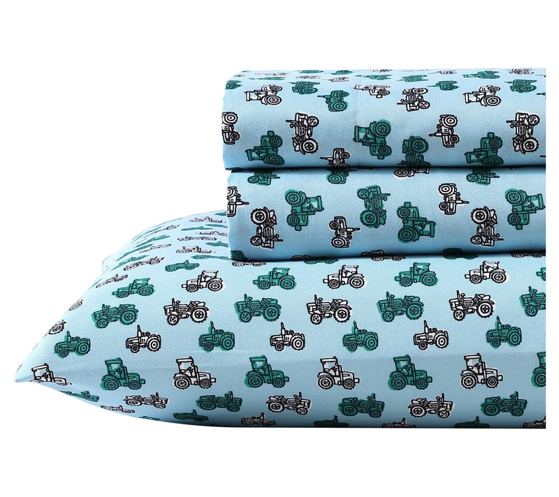 Eddie Bauer Kids Little Rider Blue Full Sheet Set — View 3