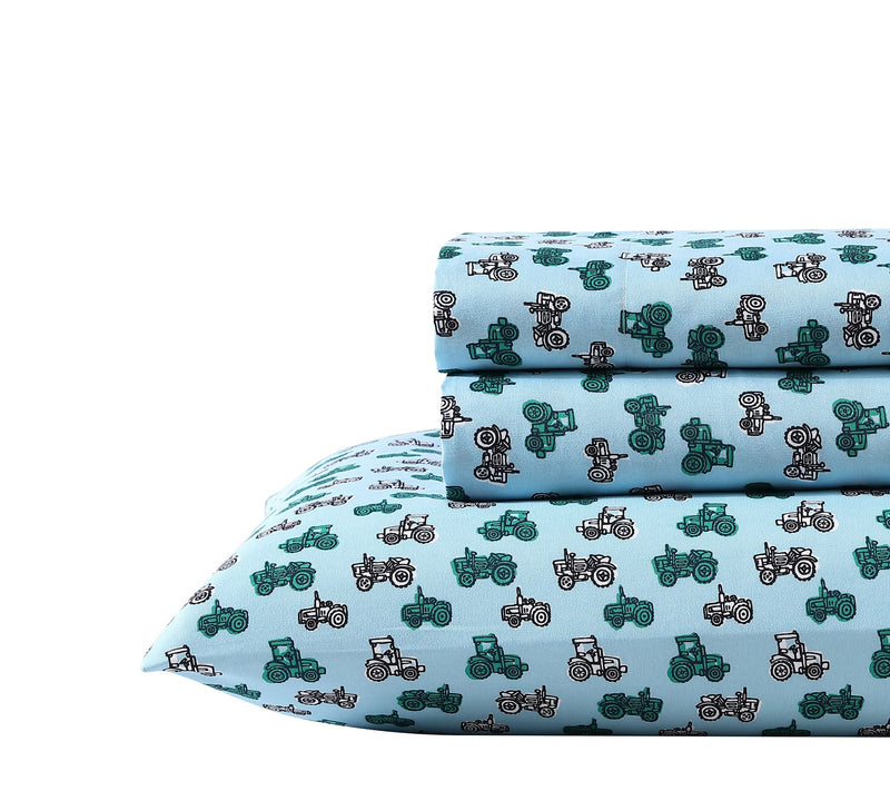 Eddie Bauer Kids Little Rider Blue Full Sheet Set — Main view