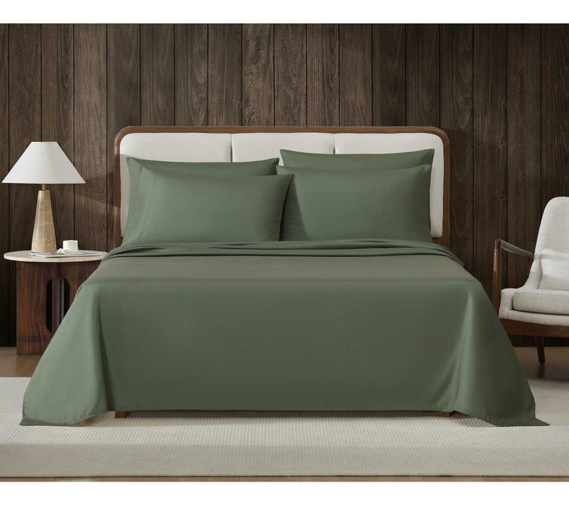 Eddie Bauer Logan Collection Green 6-Piece FullSheet Set — View 2