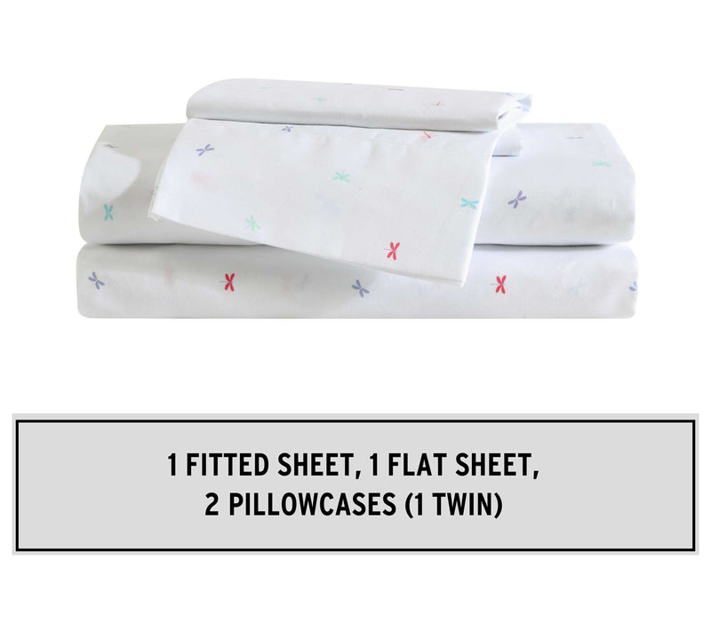 Eddie Bauer Kids Dragonflies Pink Queen Sheet Set — View 7