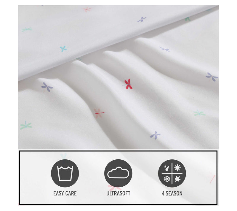 Eddie Bauer Kids Dragonflies Pink Twin Sheet Set — View 6