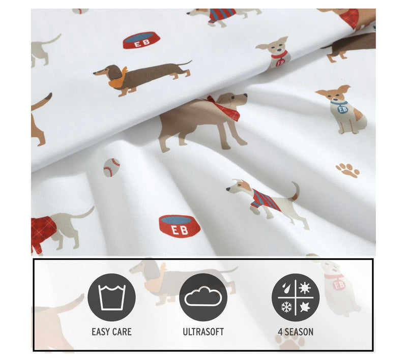 Eddie Bauer Kids Buddy And Friends Brown Full Sheet Set — View 6