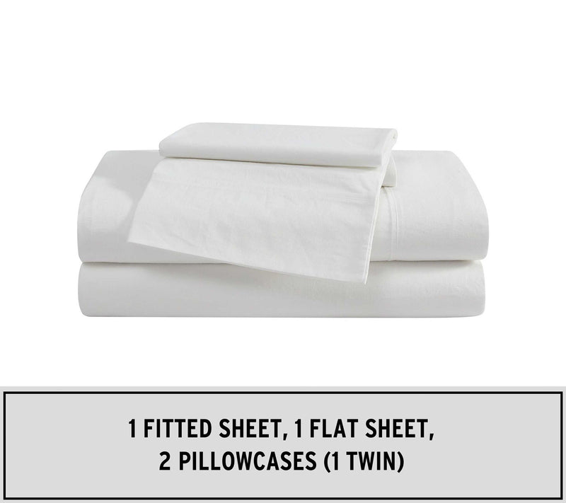 Eddie Bauer Off White Cotton Percale King SheetSet — View 7