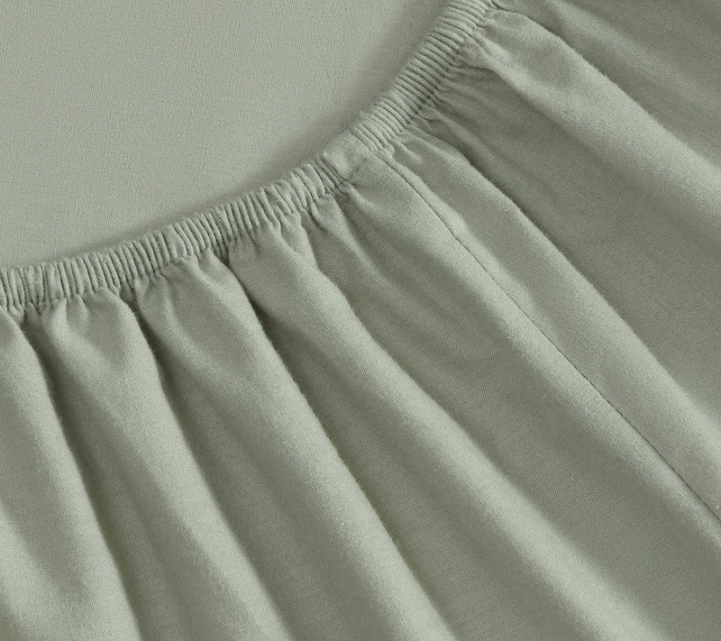 Eddie Bauer Green Cotton Percale Queen Sheet Set — View 3