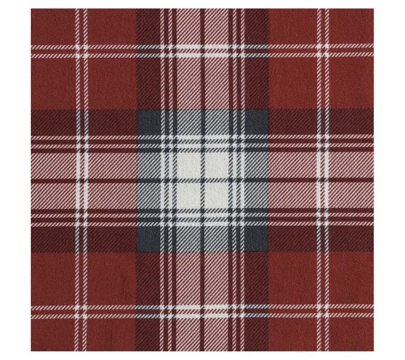 Eddie Bauer Heartland Plaid Red Flannel Queen Sheet Set — View 5