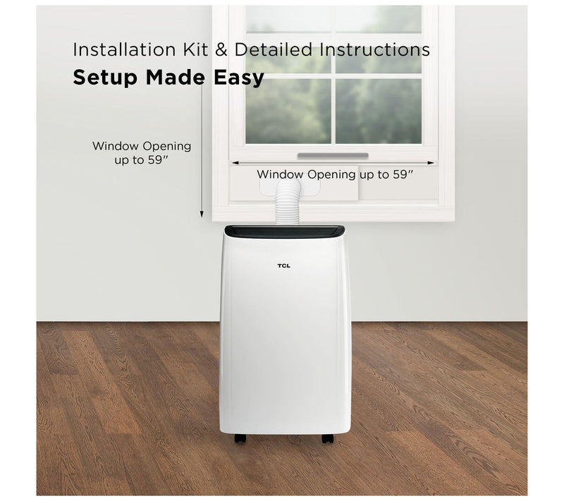 TCL 7,000 BTU SACC Smart Portable Air Conditioner — View 6