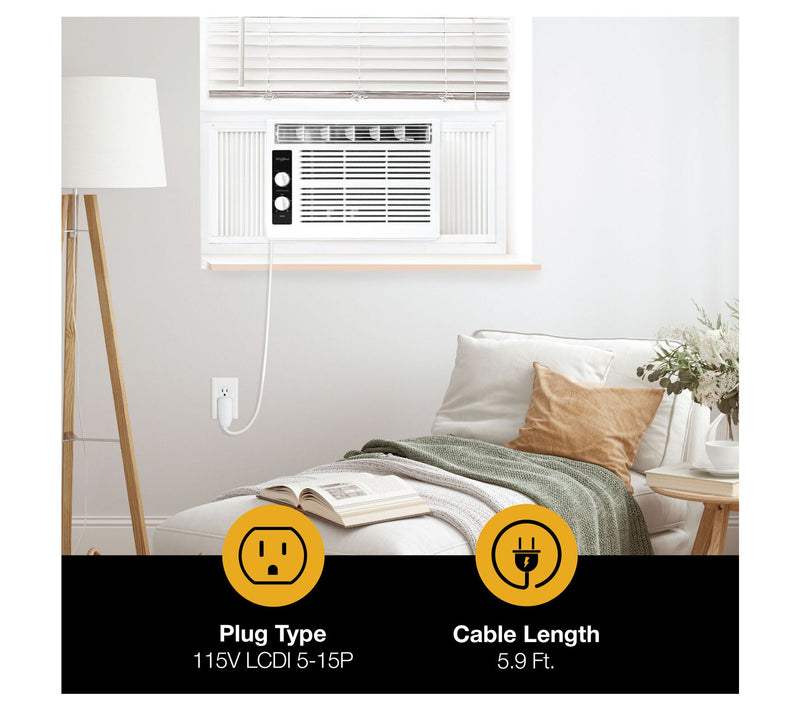 Whirlpool 5K BTU 115V Window Mechanical Air Conioner — View 6