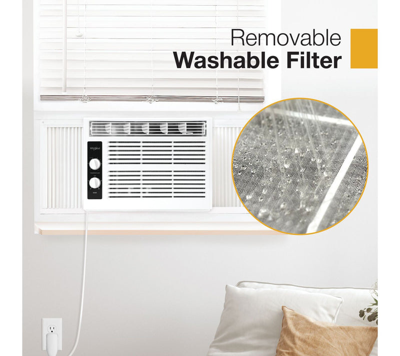 Whirlpool 5K BTU 115V Window Mechanical Air Conioner — View 4
