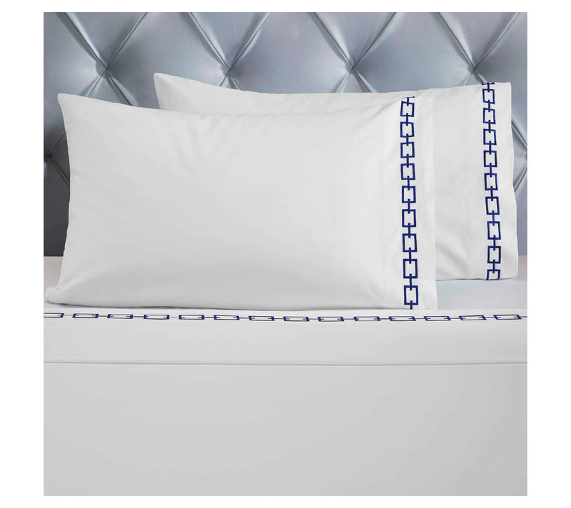 Superior Chain Links Cotton Sheet Set, Cal/King — View 3