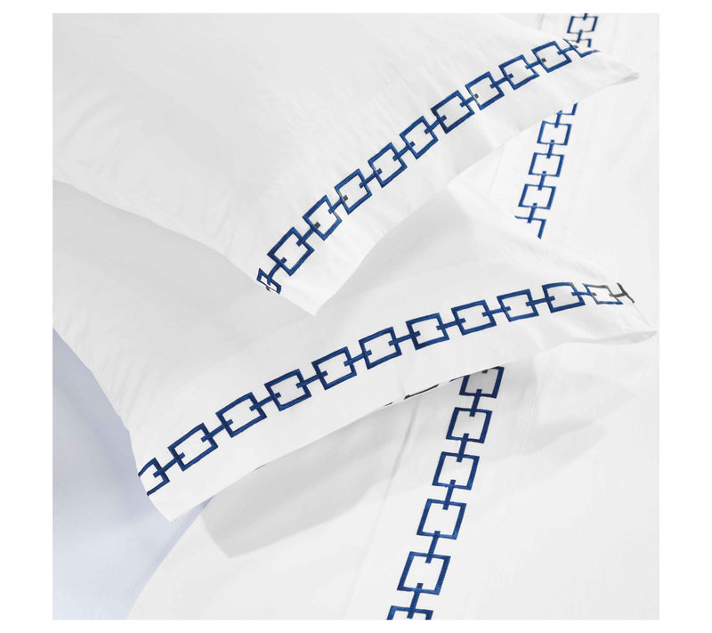 Superior Chain Links Cotton Sheet Set, Cal/King — View 4