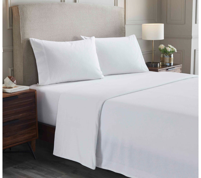 Superior Rome Flannel Solid Sheet Set, Full — Main view