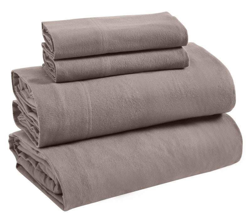 Superior Rome Flannel Solid Sheet Set, Twin — View 5