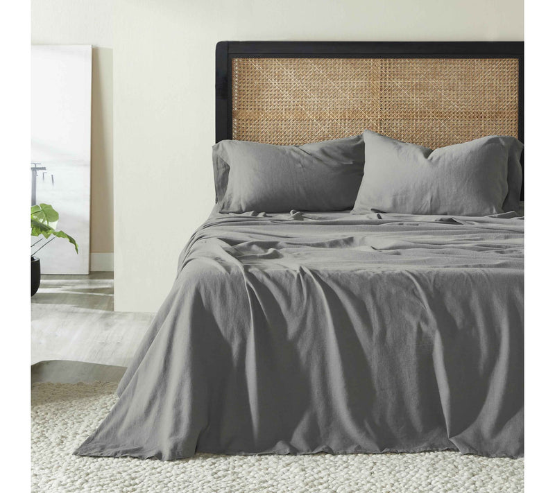 Superior Cotton Linen Blend Sheet Set, Twin/XL — View 16