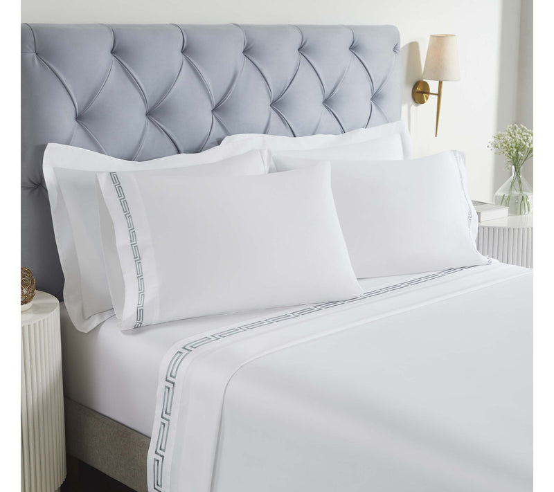 Superior Harrison Cotton Embroidered Sheet Set,Full — View 13