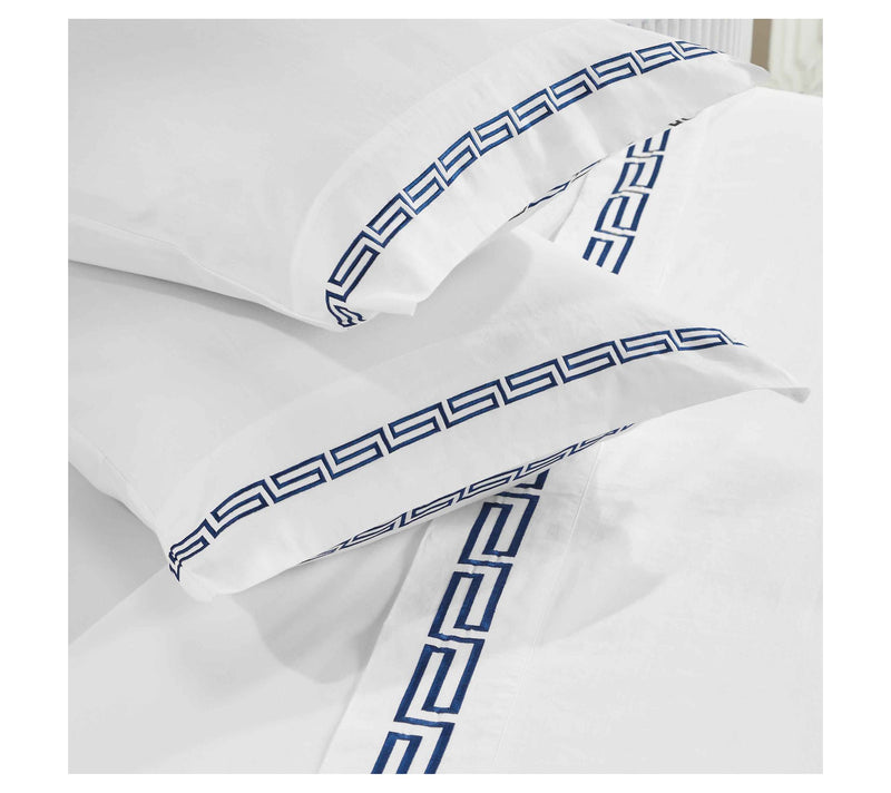 Superior Harrison Cotton Embroidered Sheet Set,Full — View 4