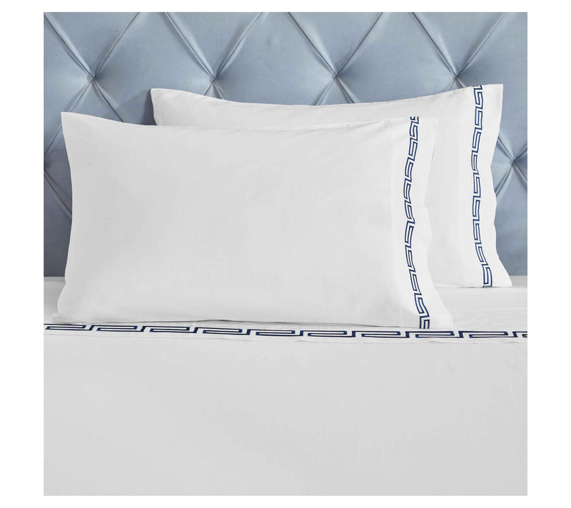 Superior Harrison Cotton Embroidered Sheet Set,Full — View 3