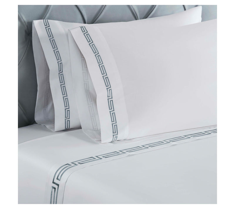 Superior Harrison Cotton Embroidered Sheet Set,Queen — View 2