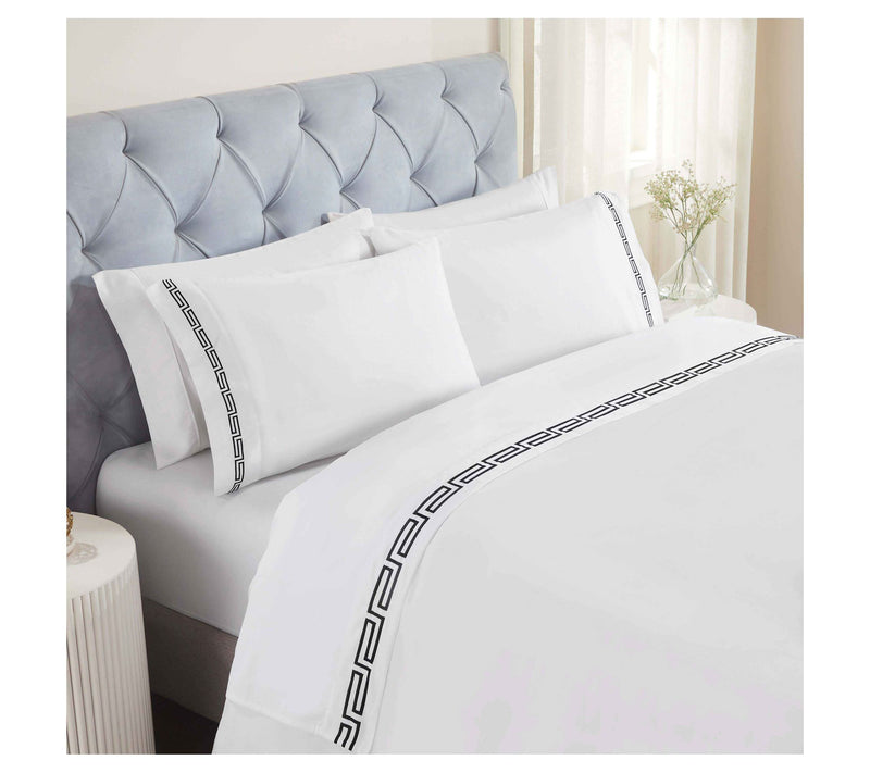 Superior Harrison Cotton Embroidered Sheet Set,King — Main view