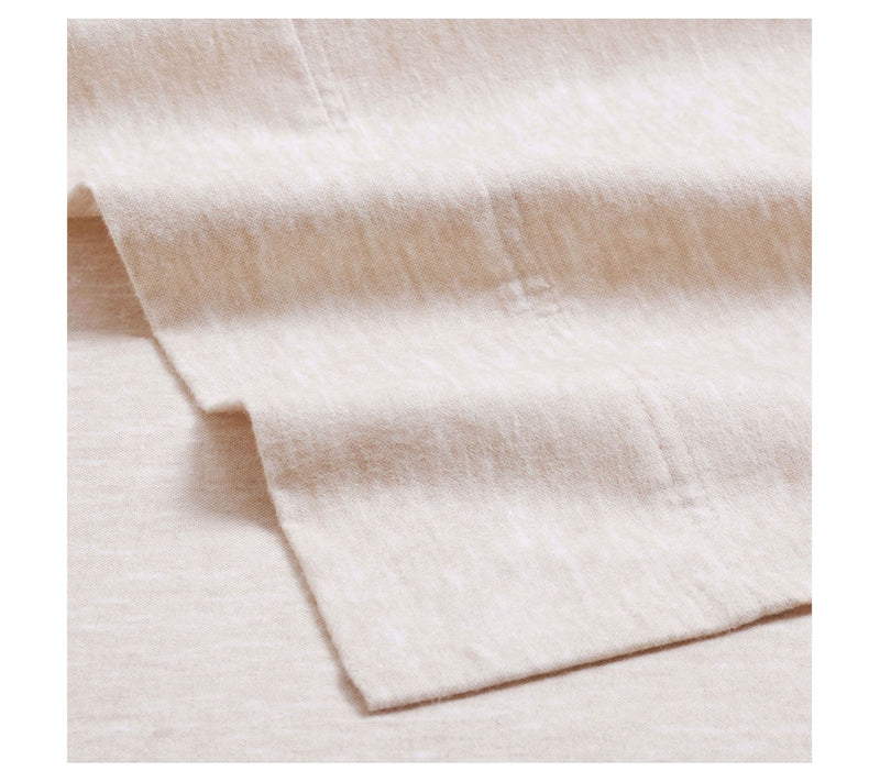 Superior Melange Flannel Cotton Sheet Set, Twin/XL — View 3