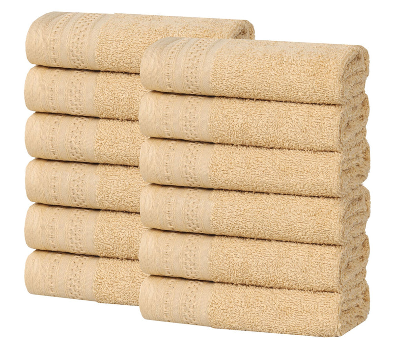 Superior Honeycomb Waffle Border Cotton Face Towel Set — View 19