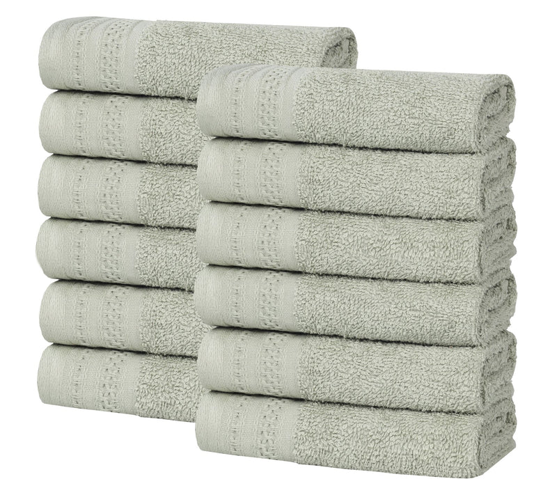 Superior Honeycomb Waffle Border Cotton Face Towel Set — View 21