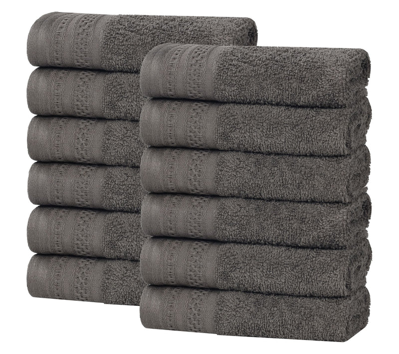 Superior Honeycomb Waffle Border Cotton Face Towel Set — View 24