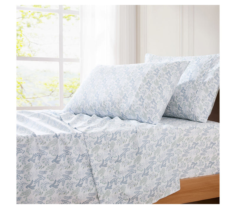 Lush Decor Botanical Leaf and Floral Sheets 4PcTwin, Twin-XL — View 3