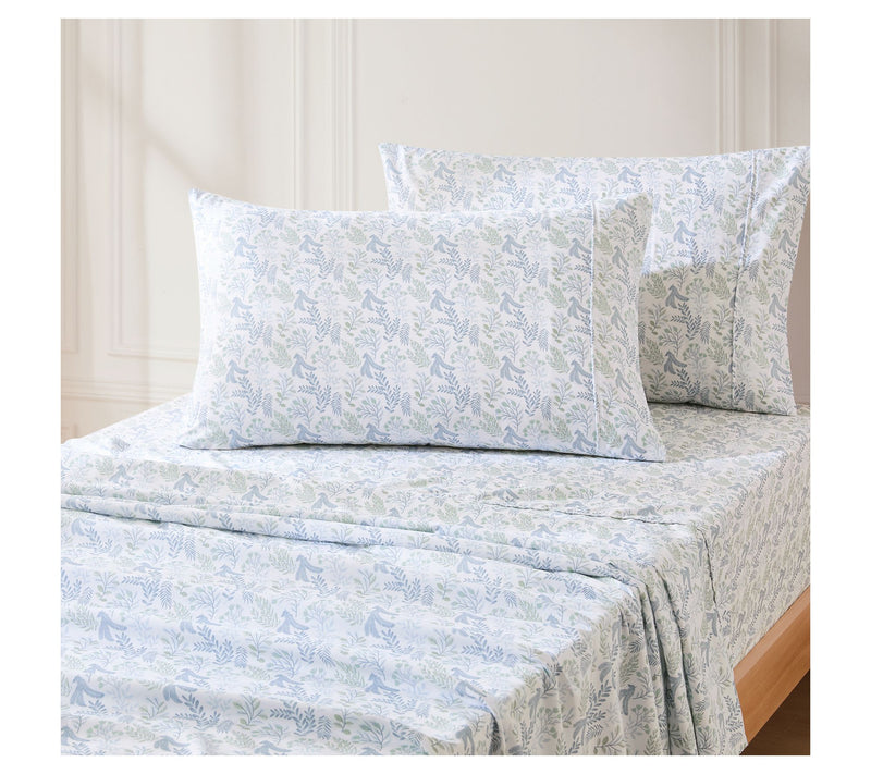 Lush Decor Botanical Leaf and Floral Sheets 4PcTwin, Twin-XL — View 2