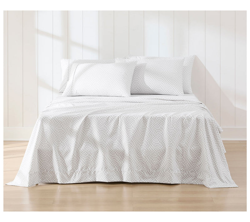 Lush Decor Circus Wavy Checks Sheet Set Light Gray 6Pc Full — View 10