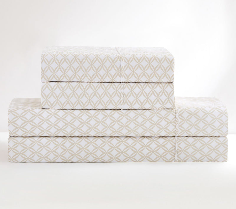Lush Decor Eternity Sheet Set Neutral 4Pc Set Twin, Twin-XL — View 4