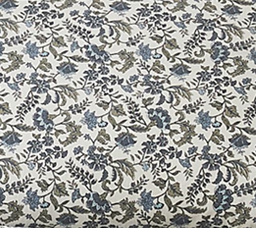 Lush Decor Lillian Block Print Cotton Sheet SetBlue 3-Pc Twin — View 9