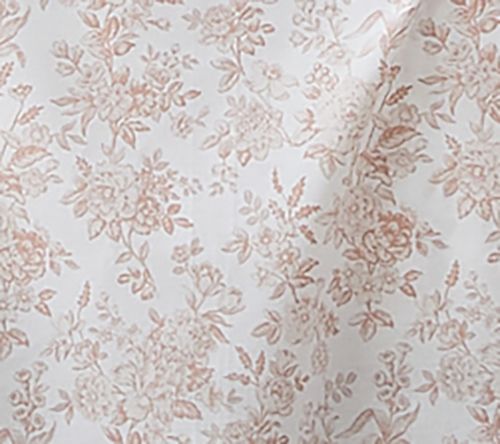 Lush Decor Peony Toile Cotton Sheet Set Peach 4-Piece Set Full — View 9