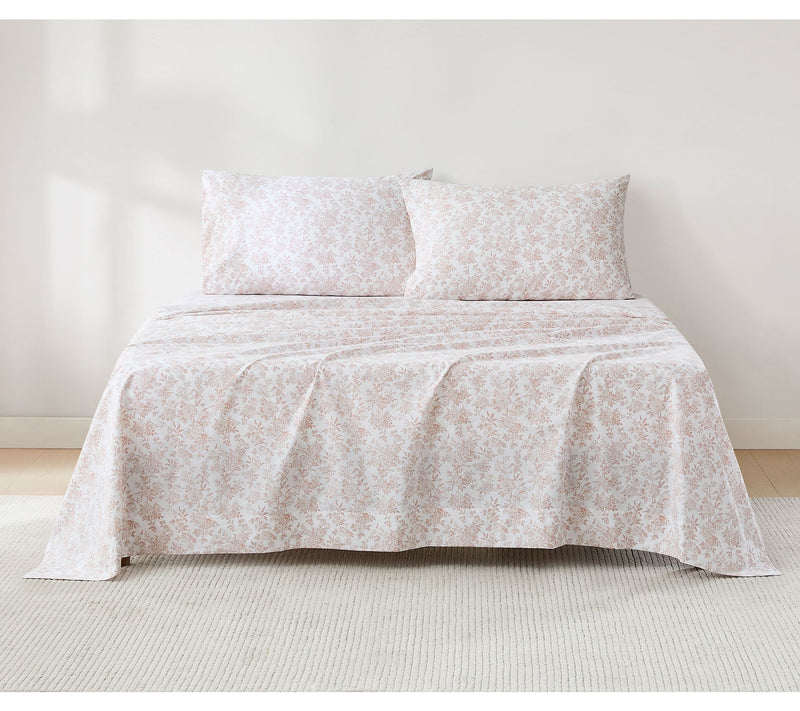 Lush Decor Peony Toile Sheet Set Mauve 6-PieceSet King — Main view