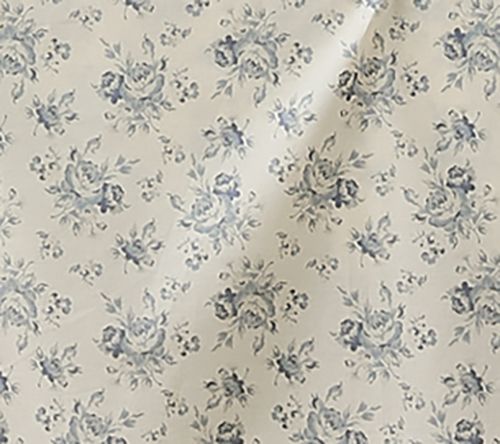 Lush Decor Rose Garden Cotton Sheet Set Blue 4-Piece Set Full — View 9