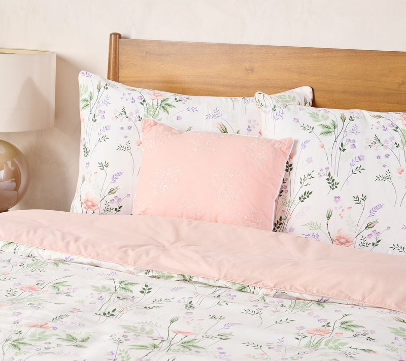 Home Reflections Cotton Pique 4pc Comforter Set- Twin — View 12