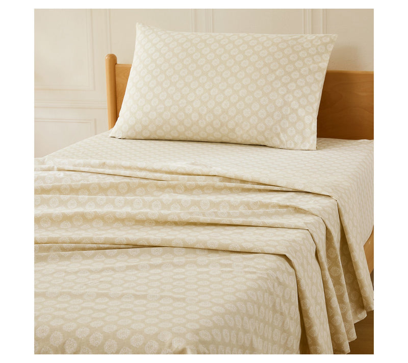 Lush Decor Sophie Cotton Sheet Set Neutral 3-Piece Set Twin — View 2