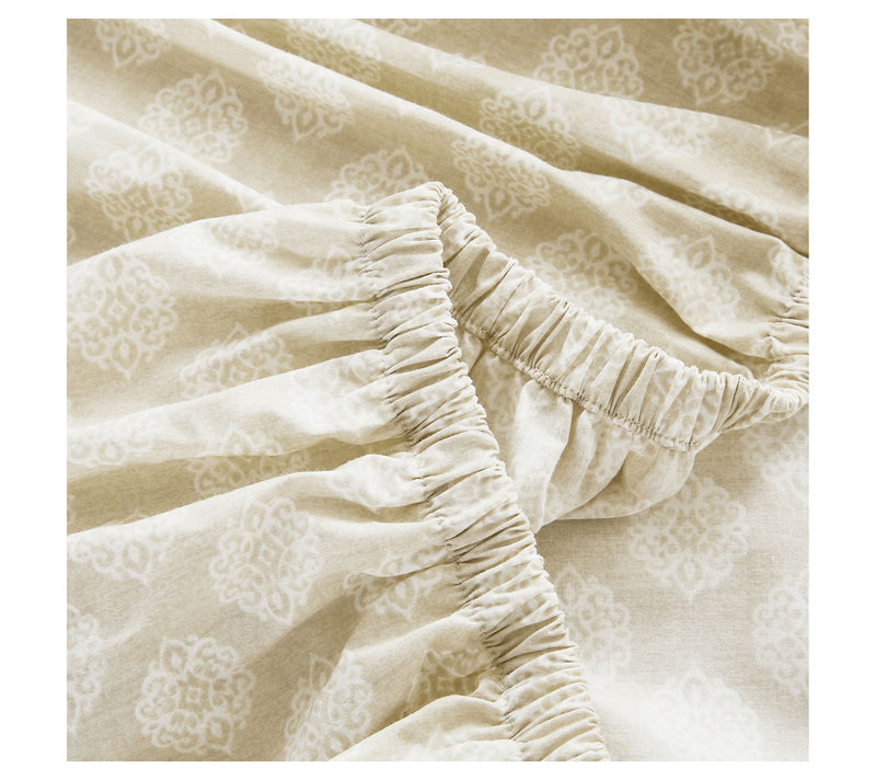 Lush Decor Sophie Cotton Sheet Set Neutral 3-Piece Set Twin — View 6