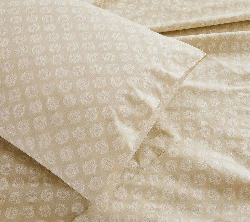 Lush Decor Sophie Cotton Sheet Set Neutral 3-Piece Set Twin — View 7