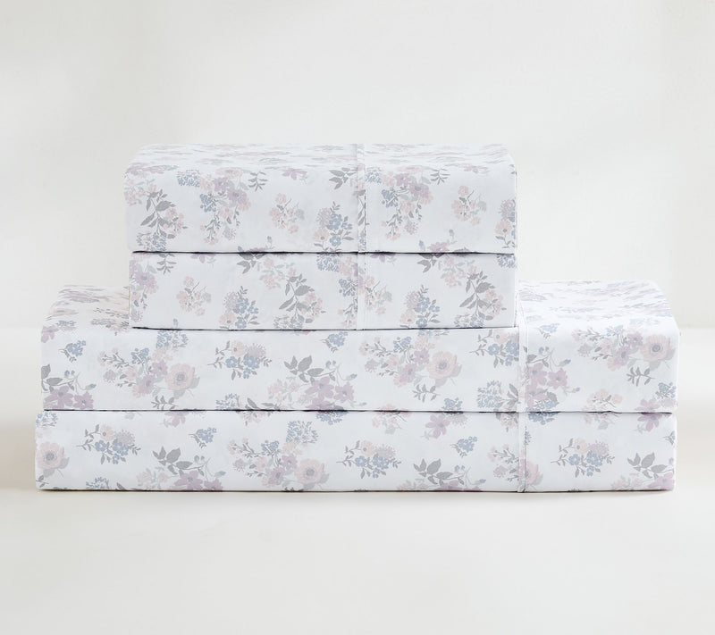 Lush Decor Suzette Sheet Set Pink 6-Piece Set Full — View 4