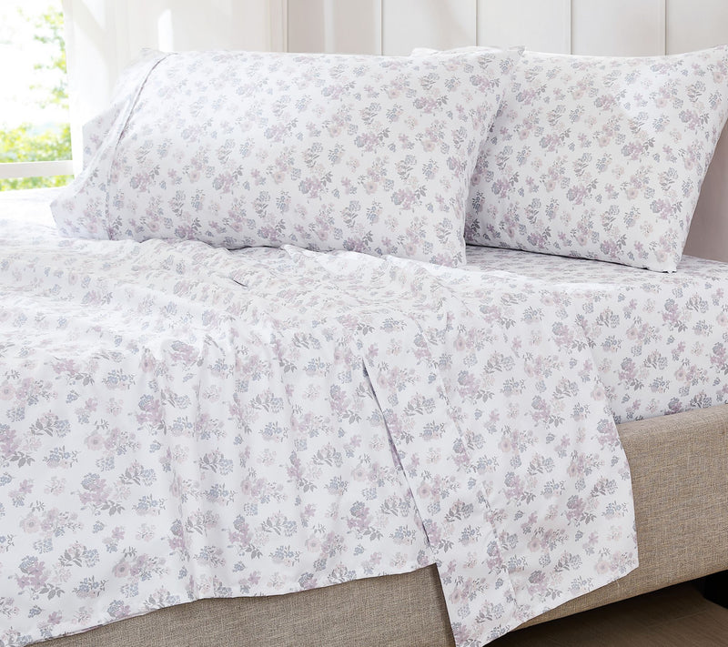 Lush Decor Suzette Sheet Set Pink 6-Piece Set Queen — View 3