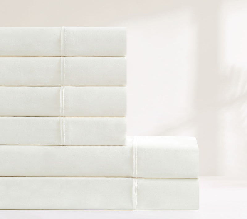 Lush Decor Verona Solid Sheet 6-Piece Set Full — View 4