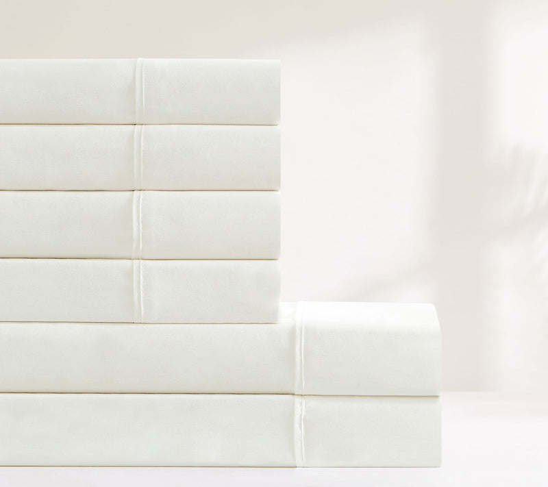 Lush Decor Verona Solid Sheet 6-Piece Set Queen — View 4