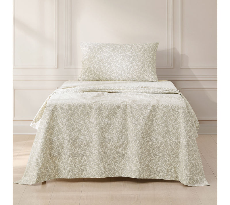 Lush Decor Zara Floral Block Cotton Sheet 3-Pie ce Set Twin — View 11